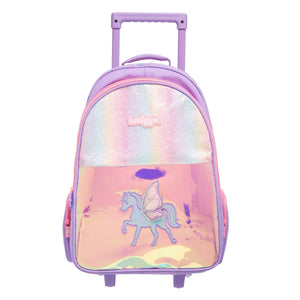 Smiggle – Sky Trolley-Rucksack mit beleuchteten Rädern