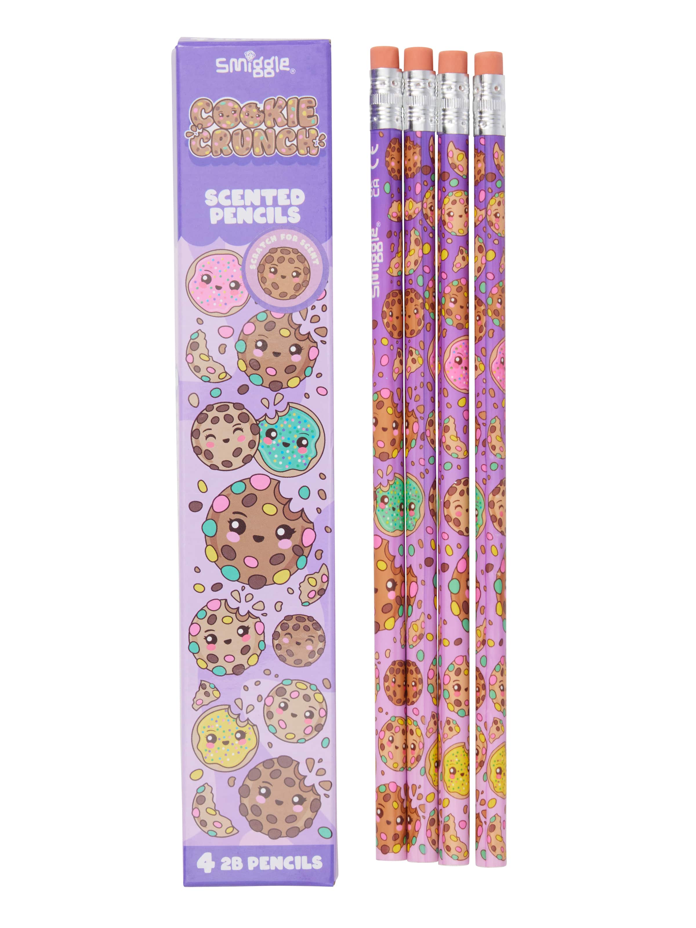 Smiggle - Kokulu 4lü Kurşun Kalem Seti
