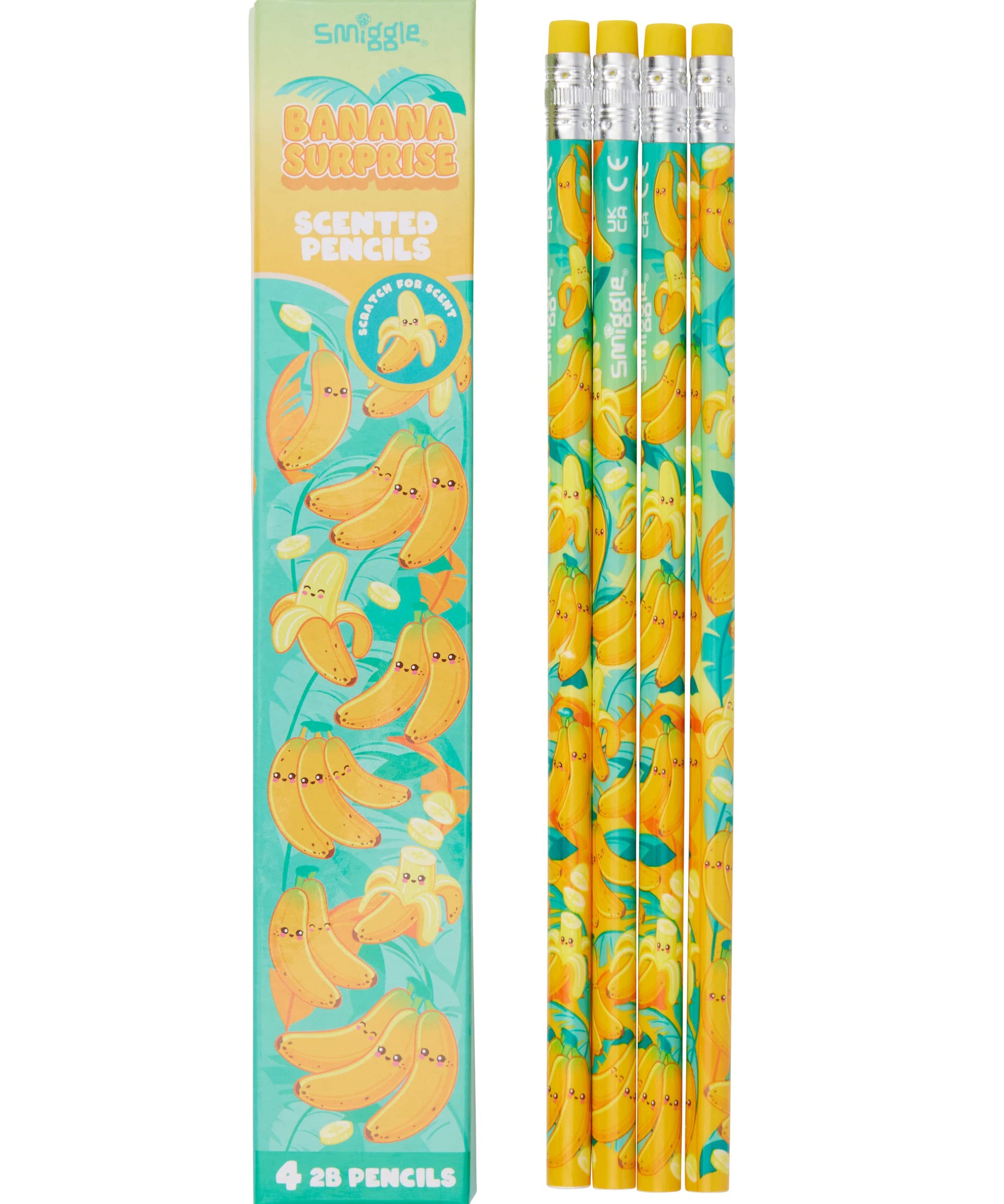 Smiggle - Kokulu 4lü Kurşun Kalem Seti