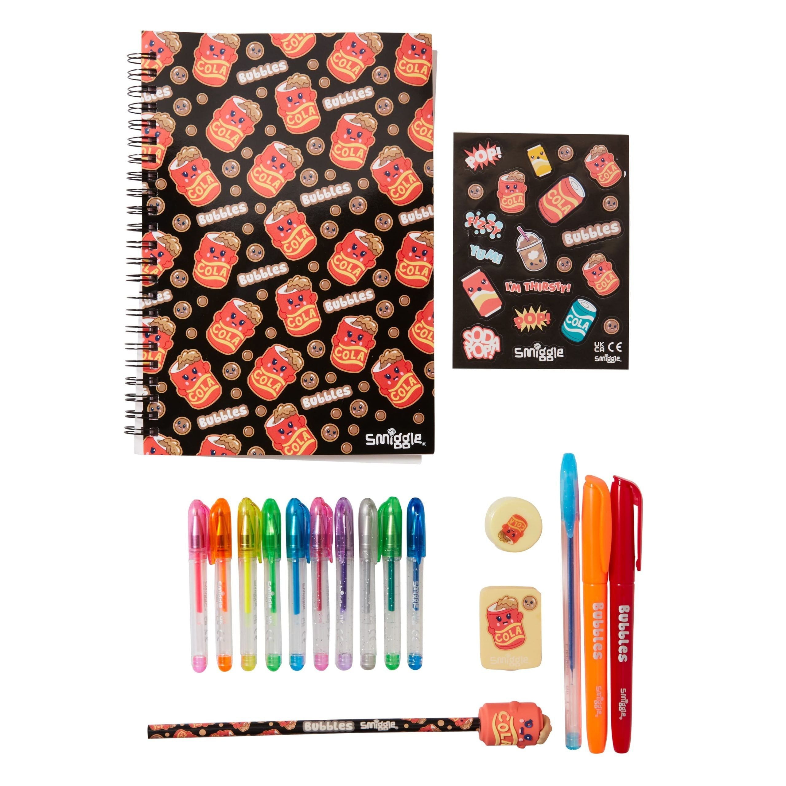 Smiggle – Duftendes A5-Notizbuch und Briefpapier-Set