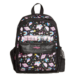 Smiggle - Lil' Mates Id Junior Schwarzer Rucksack