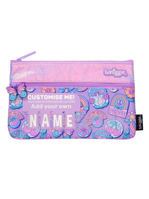Smiggle – Limitless Classic Federmäppchen mit Namensschild
