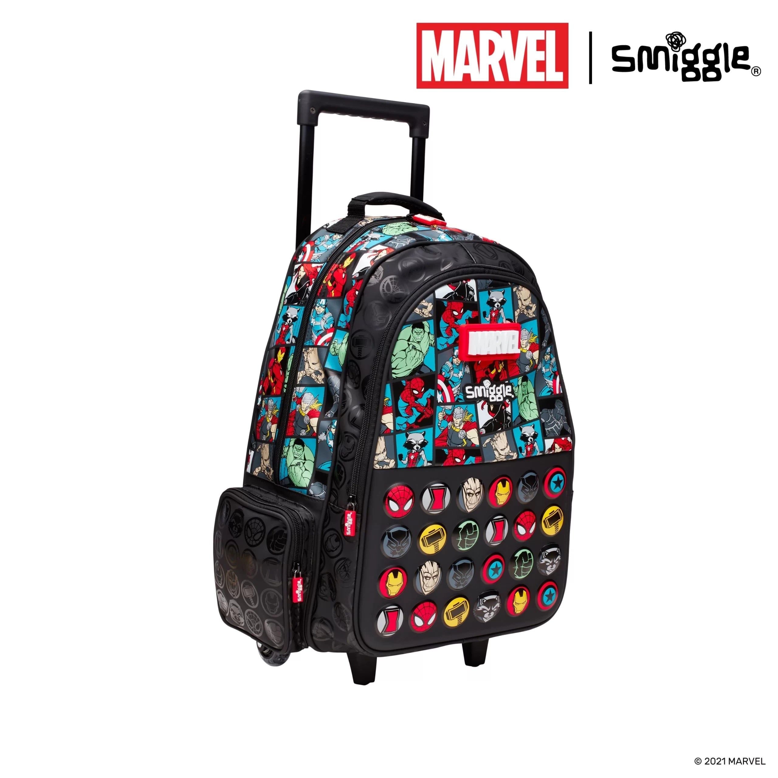 Smiggle – Marvel Squeegee beleuchtete Rolltasche