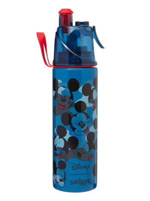 Smiggle – Mickey Mouse 500 ml Stahlflasche mit Wasserspray