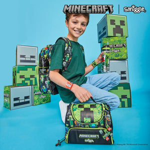 Smiggle – doppellagige Minecraft-Lunchbox zum Aufhängen