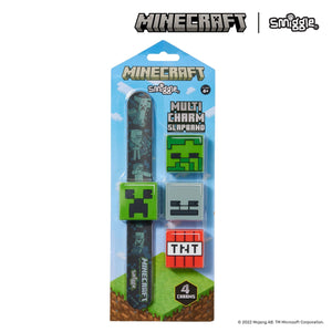 Smiggle – Minecraft Multi Charm Wechsel-Slapband-Arm-Zubehör