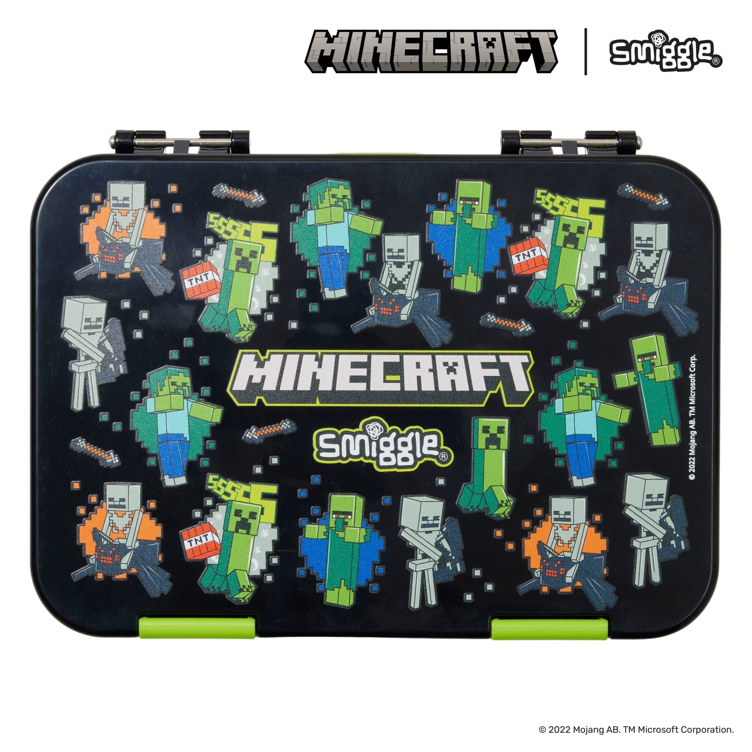 Smiggle - Minecraft Orta Boy Bento Yemek Kutusu