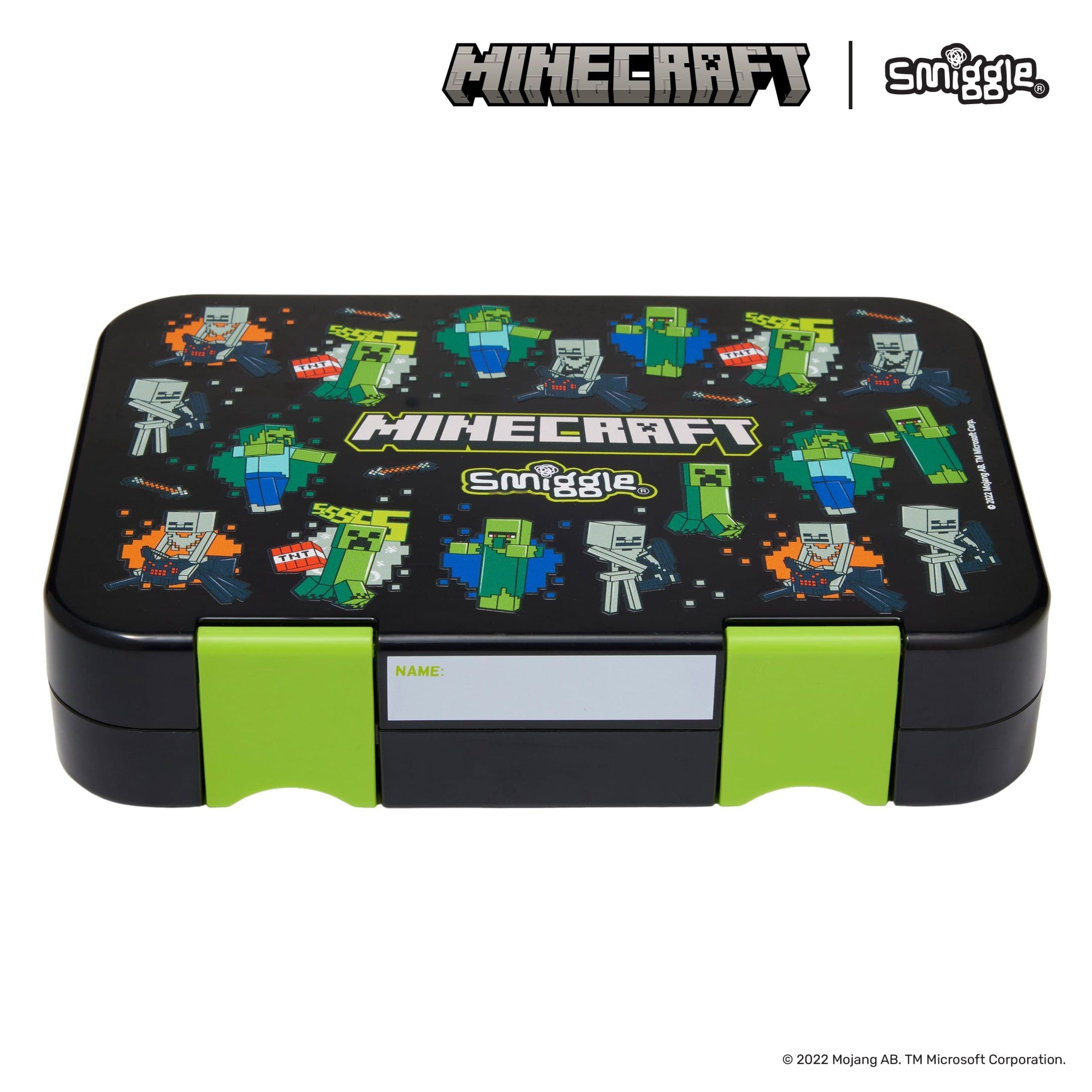 Smiggle - Minecraft Orta Boy Bento Yemek Kutusu