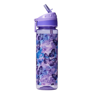 Smiggle – Mirage Trinkflasche mit Strohhalm, BPA-frei, 650 ml