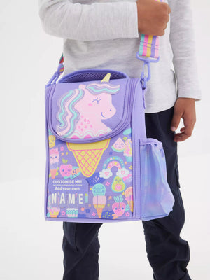 Smiggle - Happy Tales Kindergarten Brotzeit- und Reisetasche mit Namensschild