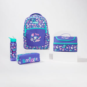 Smiggle – Schultaschen-Set – hübscher lila Schulrucksack