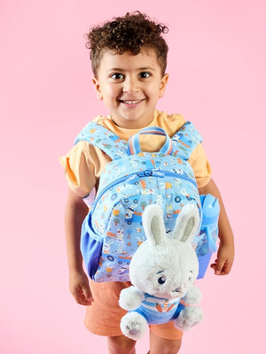 Smiggle – Out & About Vorschulrucksack mit abnehmbarem Spielzeug