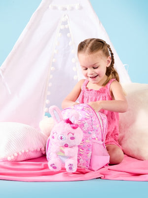 Smiggle – Out & About Vorschulrucksack mit abnehmbarem Spielzeug