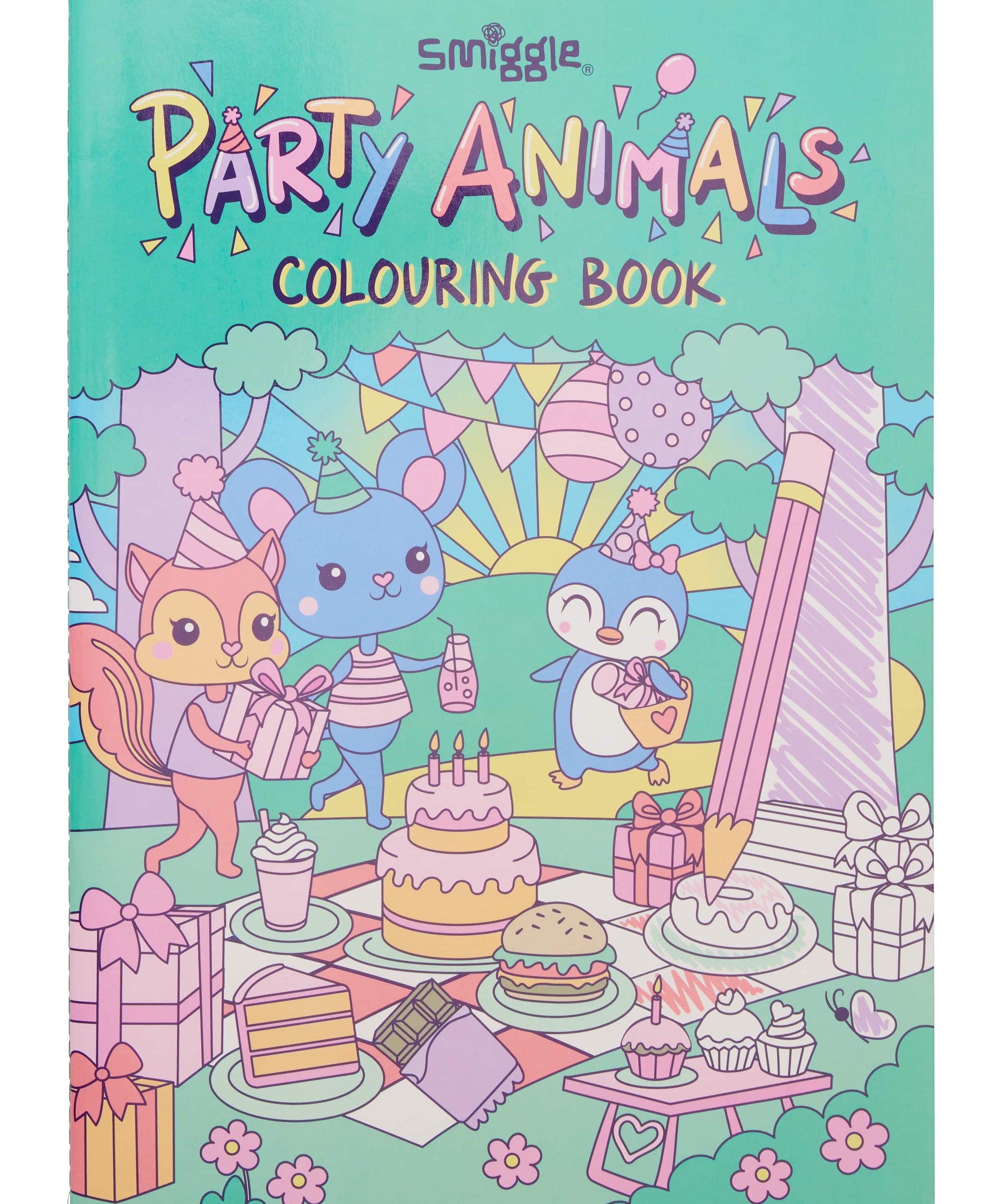 Smiggle - Partideki Dostlarımla Boyama Kitabım - Dinossi
