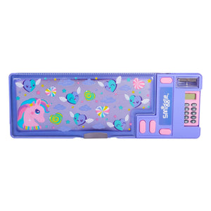 Smiggle – Automatisches Federmäppchen der Peppy-Serie mit Taschenrechner