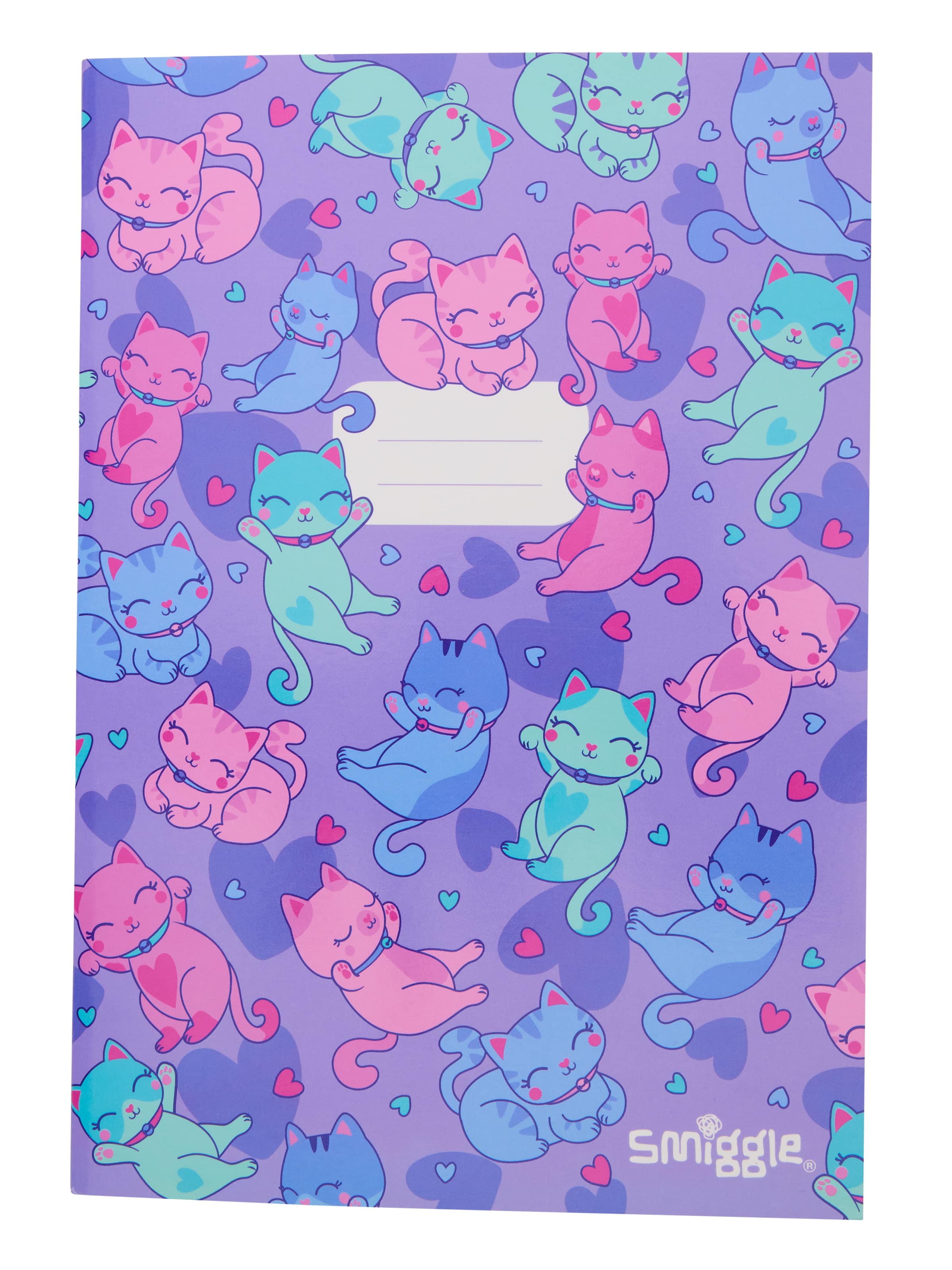 Smiggle – Verspieltes A5 liniertes Notizbuch