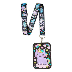 Smiggle - Sky Hi Junior Schulkartenhalter mit Kordelzug