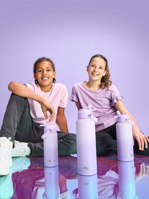 Smiggle - Squiggle Isolierte 1,2L Edelstahl-Trinkflasche