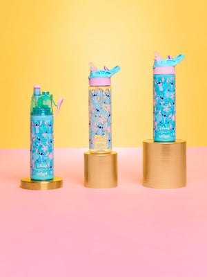 Smiggle – Stitch 650ML BPA-freie Trinkflasche mit automatisch öffnendem Strohhalm