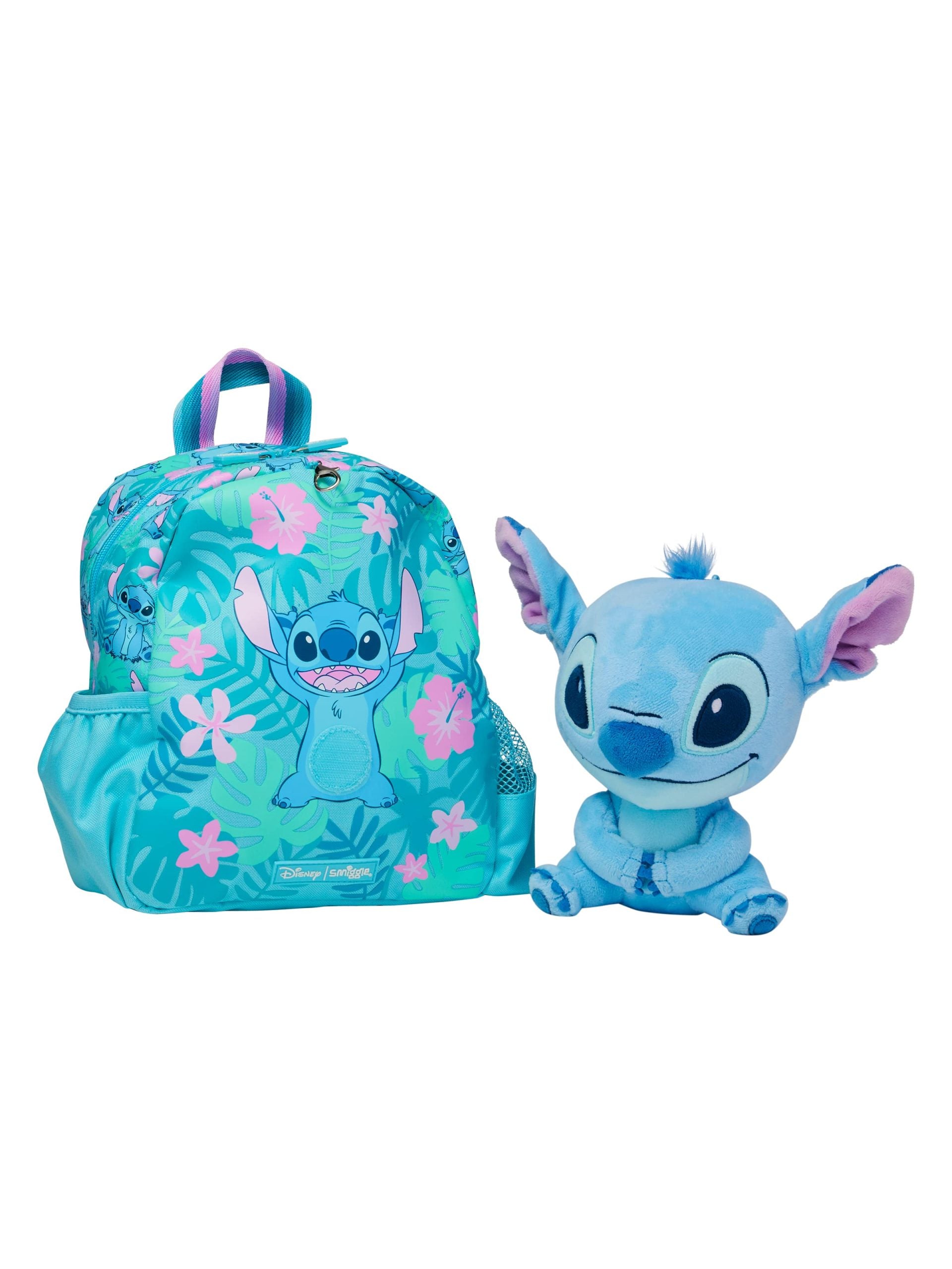 Smiggle - Stitch Çıkarılabilir Oyuncaklı Kreş Okul Sırt Çantası