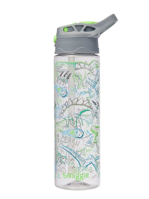 Smiggle – Super Charge BPA-freie Trinkflasche mit automatischem Strohhalm, 650 ml