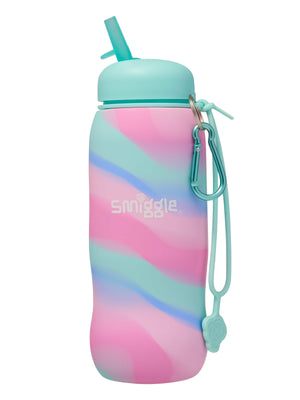 Smiggle - Surreale faltbare BPA-freie Silikon-Trinkflasche 630 ml