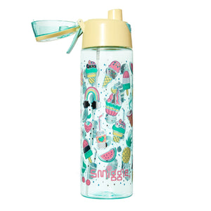 Smiggle – Thrive Spritz Wassersprühstrohhalm, 760 ml, BPA-freie Wasserflasche