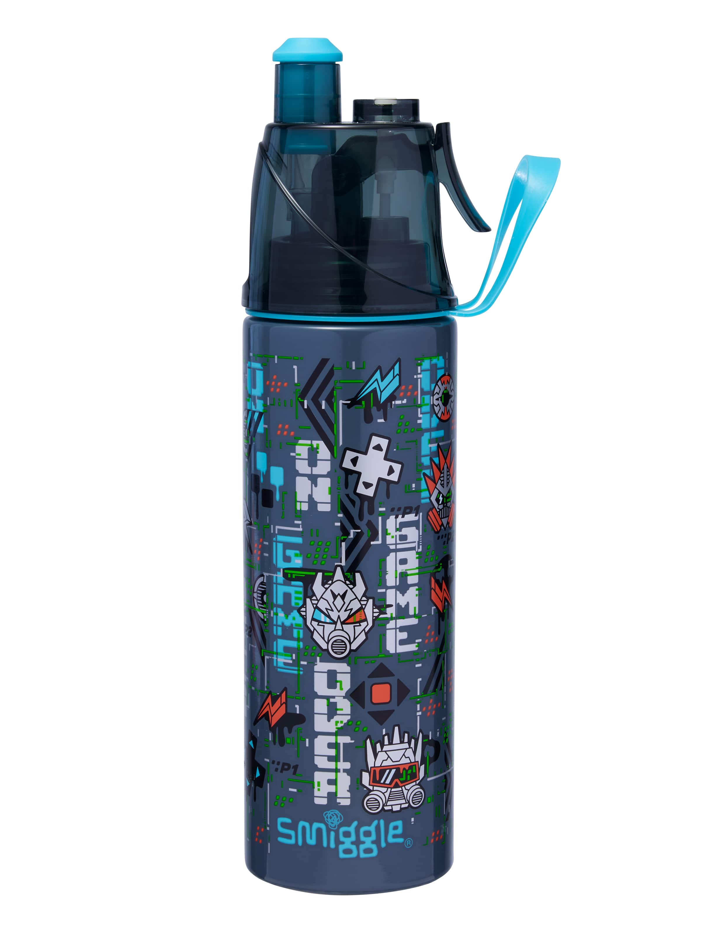 Smiggle - Trailblazer  Su Püskürtmeli 500ML Çelik Matara