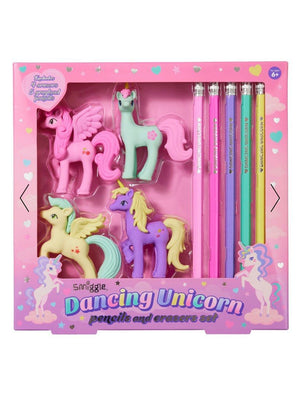 Smiggle – Einhorn-Radiergummi- und Bleistift-Set