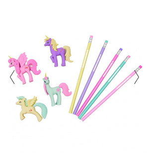 Smiggle – Einhorn-Radiergummi- und Bleistift-Set
