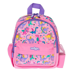 Smiggle - Up & Down Tiny Dinossi Rucksack im Sonderdesign in Rosa
