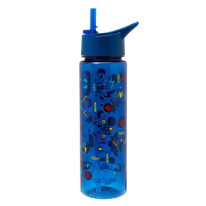 Smiggle - Vibin 750 ml BPA-freie Trinkflasche mit Strohhalm