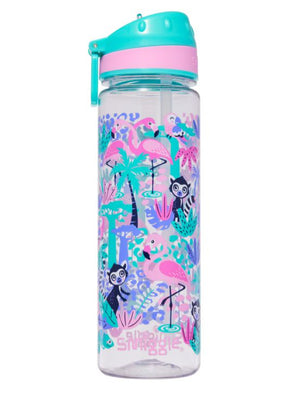 Smiggle - Wild Side 650ml BPA-freie Trinkflasche mit Strohhalm