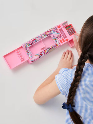 Smiggle – Automatisches Federmäppchen Poput mit Wild-Side-Rechner