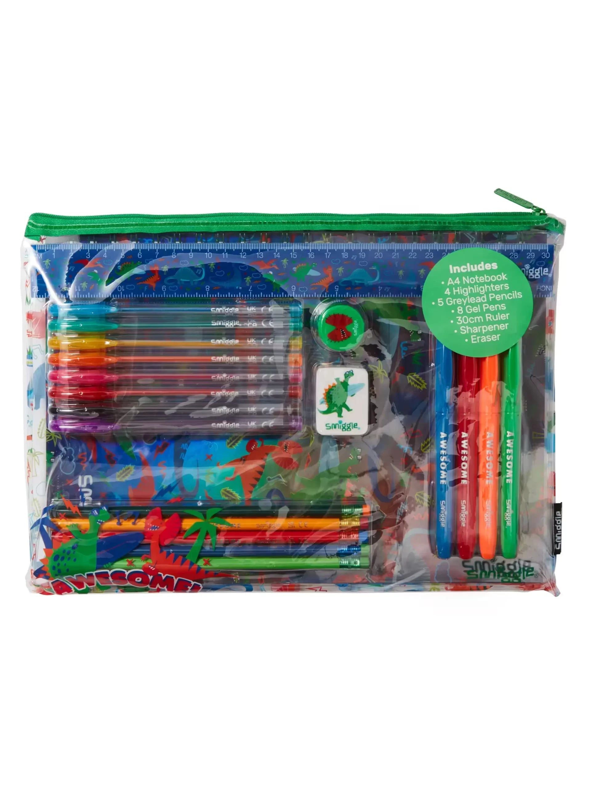 Smiggle – Wish A4-Notizbuch und Briefpapier-Set