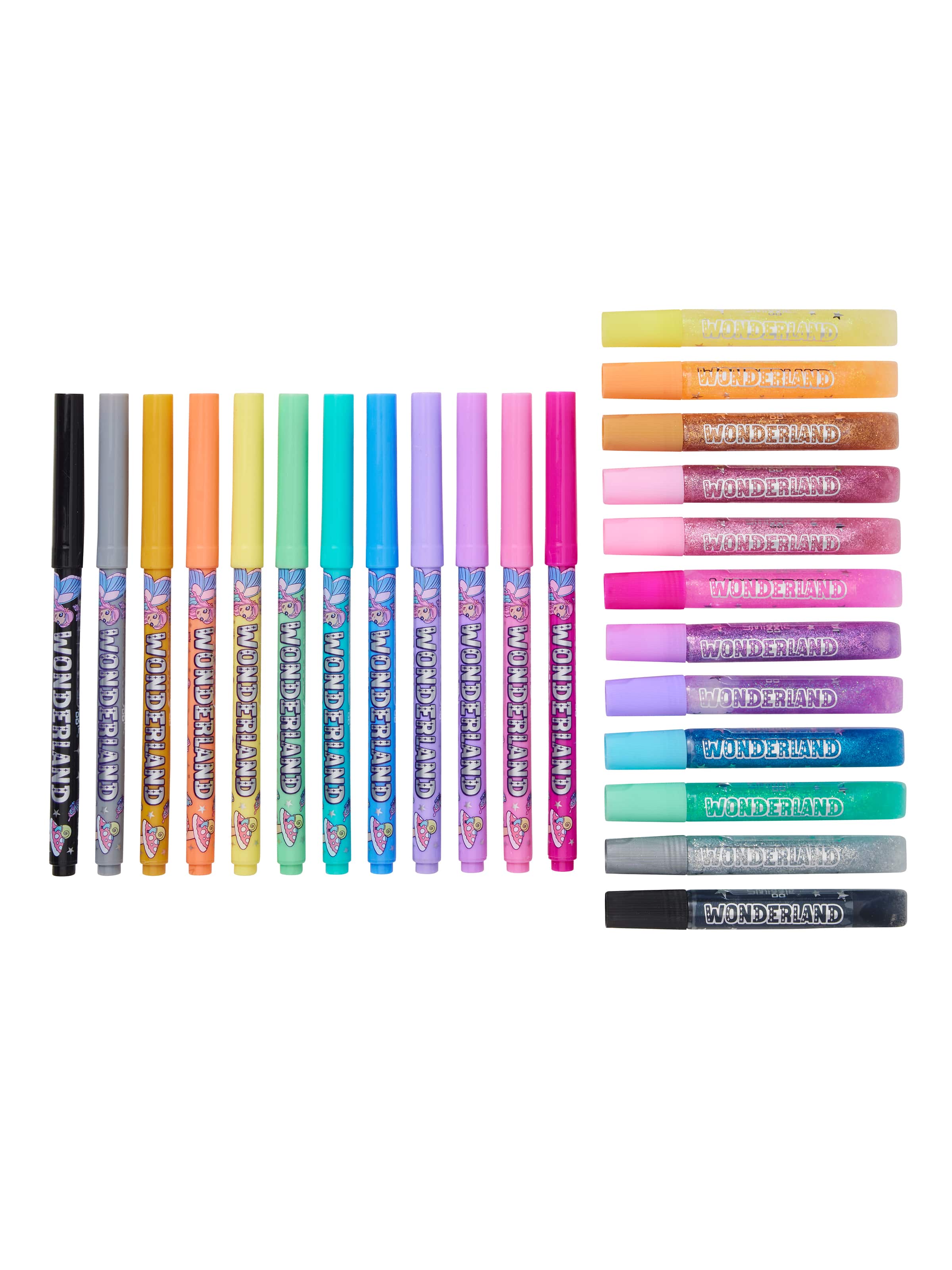 Smiggle - Wonderland Duftmalstift- und Glitzerkleber-Set