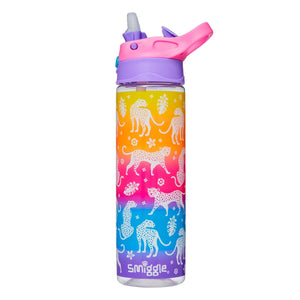Smiggle – Ziggy 630 ml Wasserflasche mit verstecktem Strohhalm