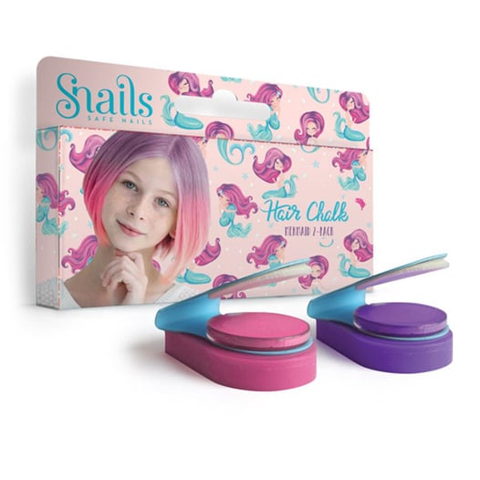 Snails - Haar Kreide für Kinder - Meerjungfrau