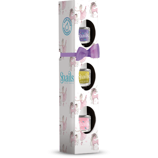 Snails - Mini 3er Set Nagellack auf Wasserbasis - Magic Ballerine
