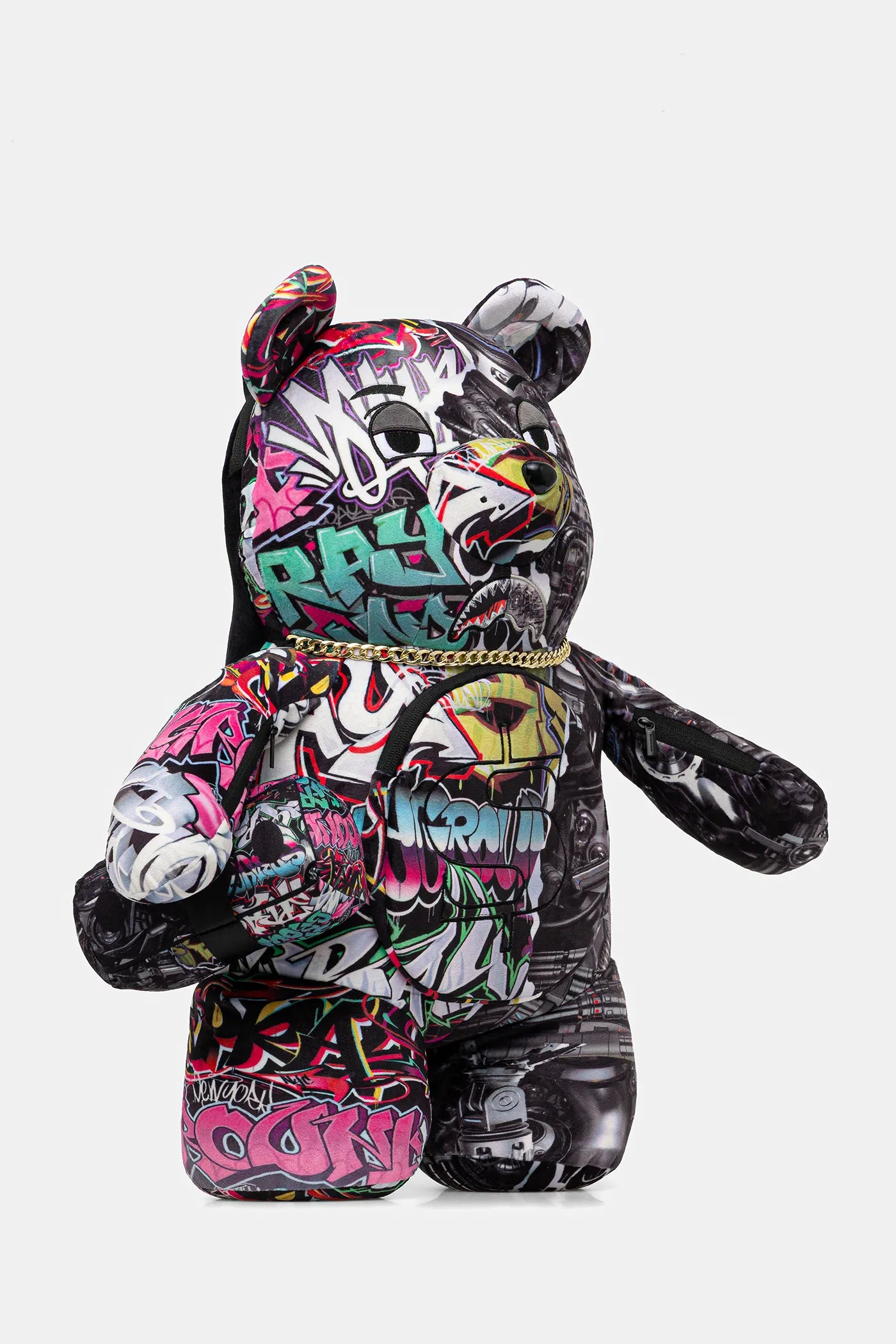 Sprayground - Split Cybershark Para Ayısı Teddy Sırt Çantası