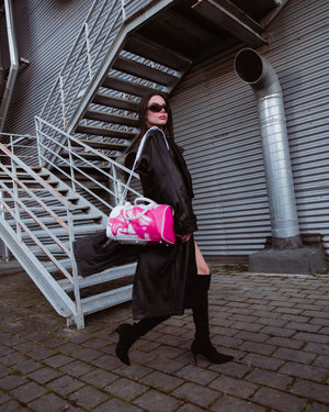 Sprayground - Storm Rosa Weiß Hand- und Umhängetasche