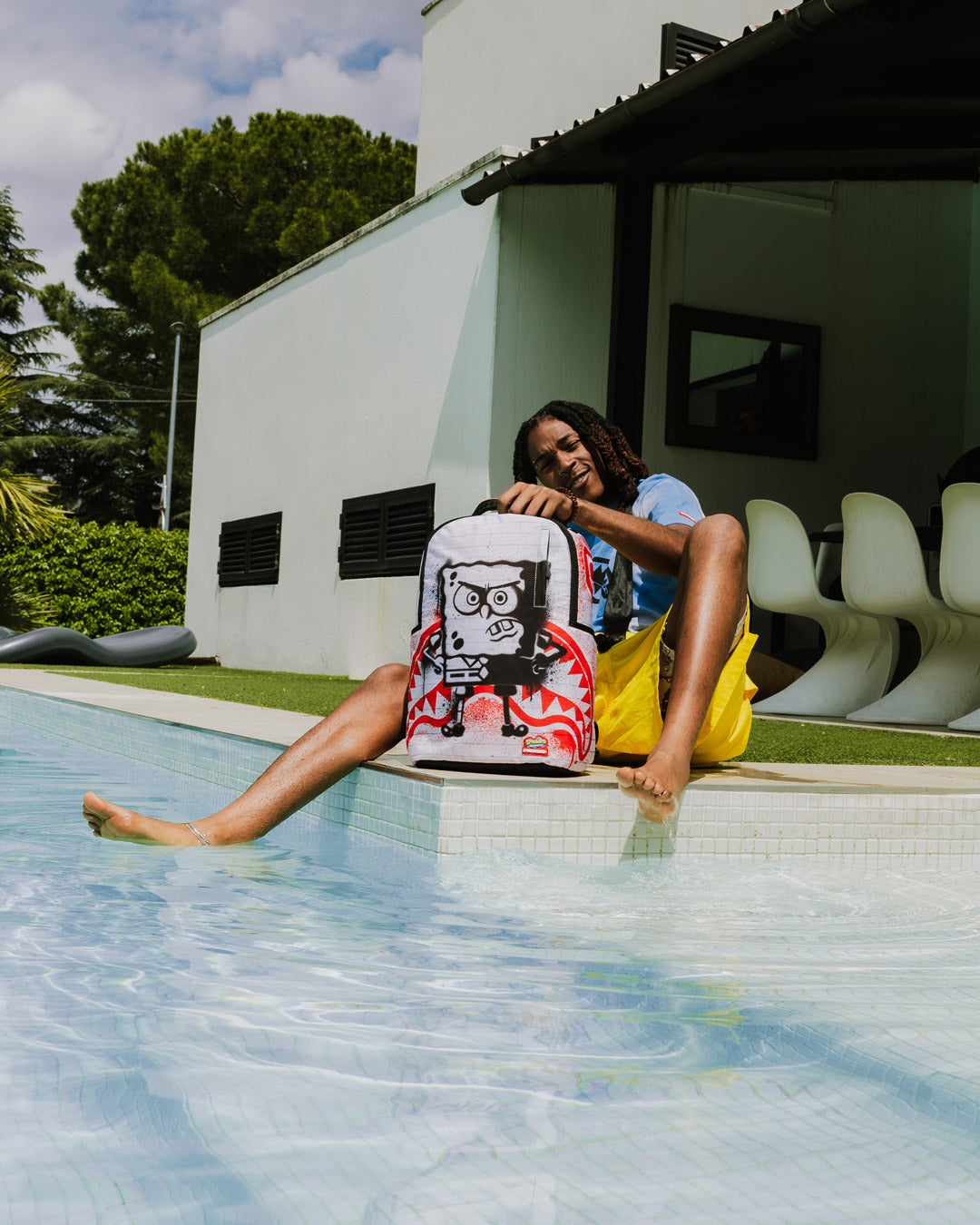 Sprayground – SpongeBob Schablonen Wand DLXR Rucksack