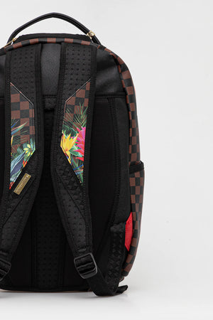 Sprayground - Tropisches Karomuster Dlxsv Rucksack