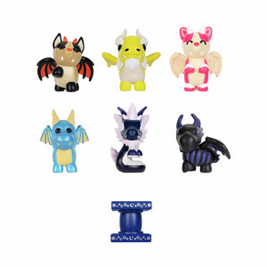 Squishmallows - Adopt Me! 6er Pack legendäre Drachen Spielfiguren