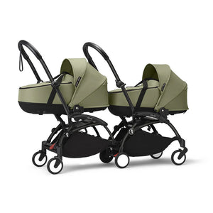 Stokke YOYO3 Stroller from 0 + for twins-Strollers-Black-Black | Natural Baby Shower