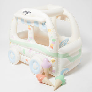 Sunnylife - Aufblasbares Eiswagen-Spielset für Strand und Garten