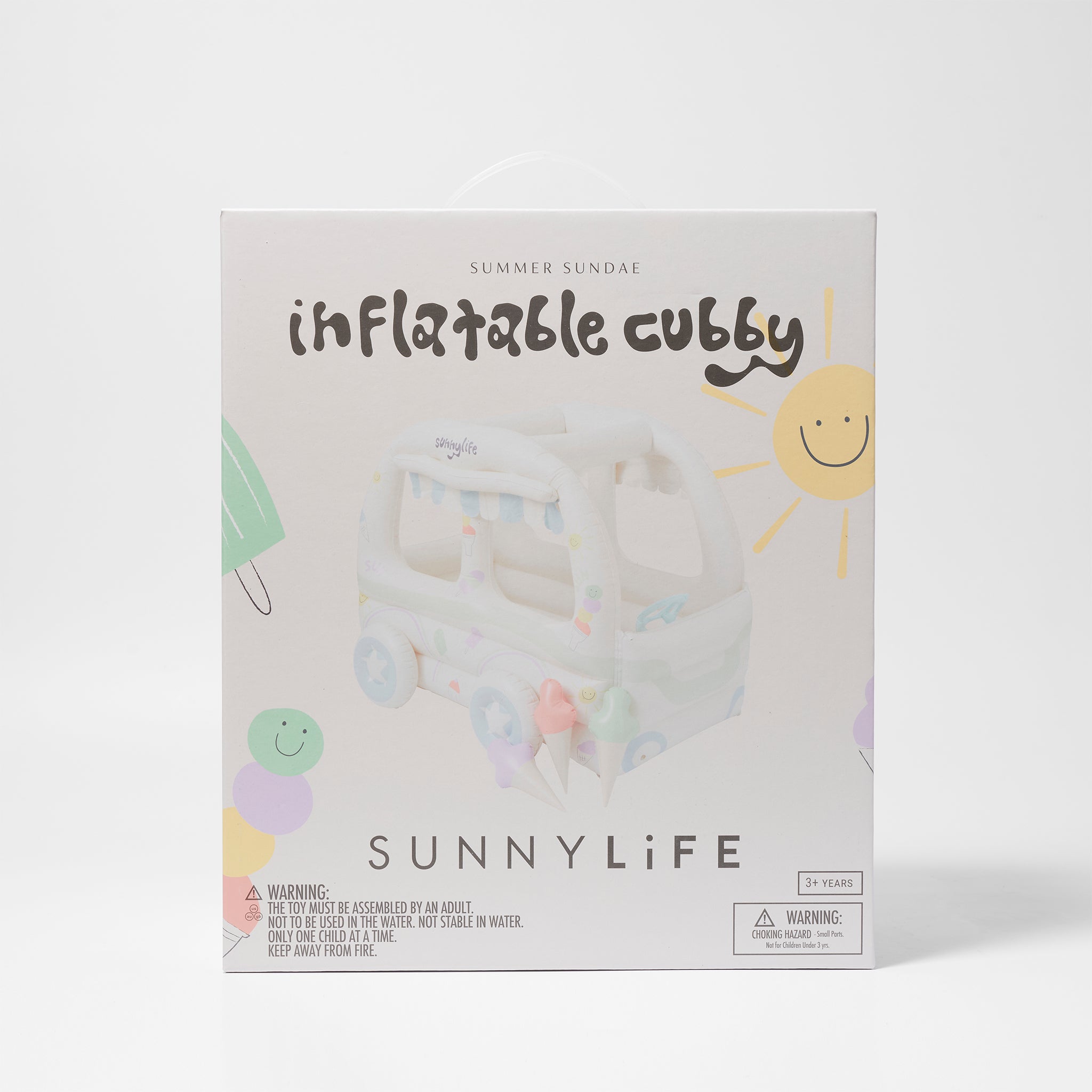 Sunnylife - Çocuk Plaj ve Bahçe Şişme Dondurmacı Oyun Seti