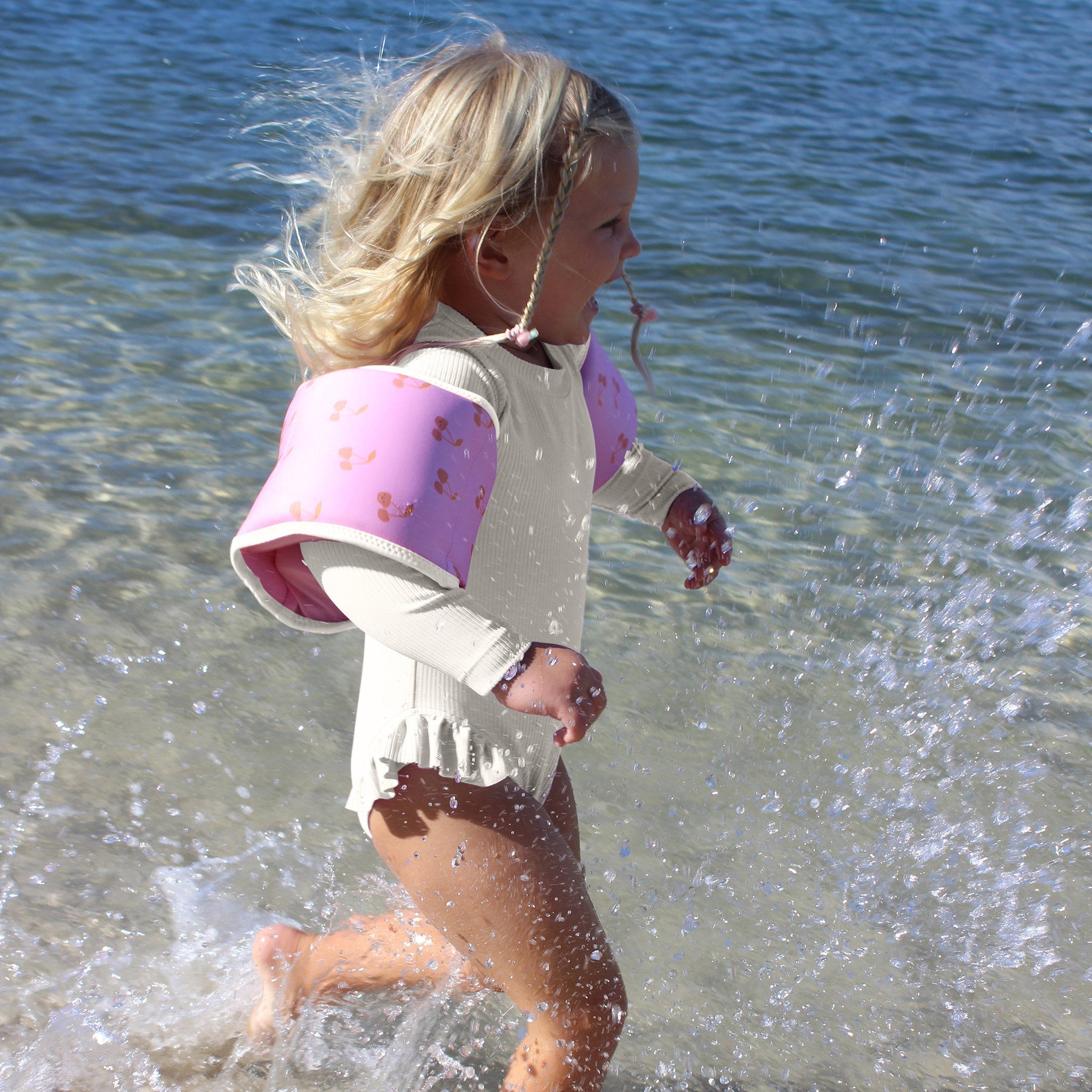 Sunnylife - Kinder Schwimmflügel mit Kirschmotiv