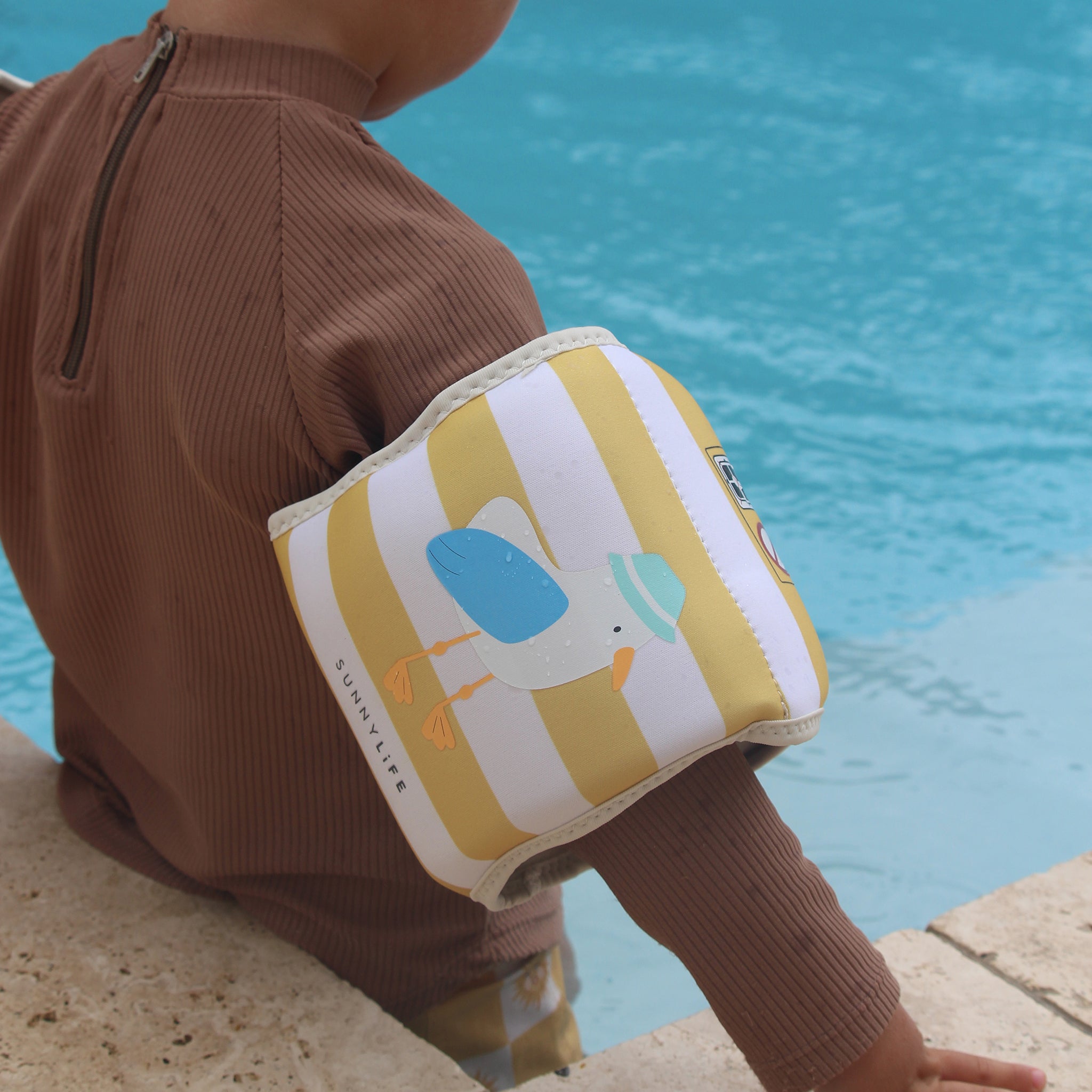 Sunnylife – Aufblasbare Schwimmflügel für Kinder Sammy die Möwe
