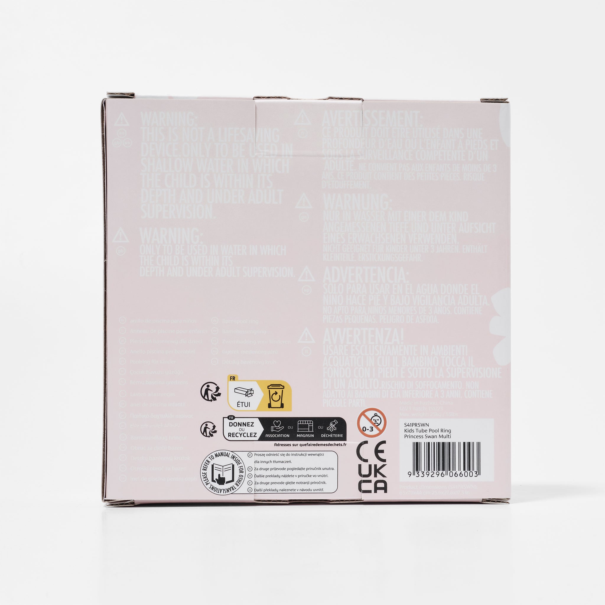 Sunnylife - Prenses Kuğu Çocuk Şişme Deniz ve Havuz Simidi